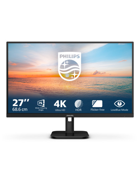 Philips 27E1N1800A/00 Monitor PC 68,6 cm (27") 3840 x 2160 Pixel 4K Ultra HD LED Nero