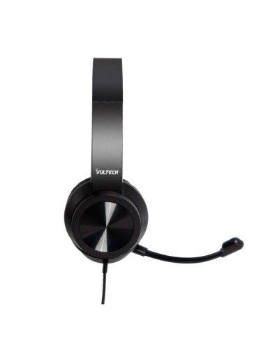 Vultech HS-03 cuffia e auricolare Cablato A Padiglione Ufficio USB tipo A Nero