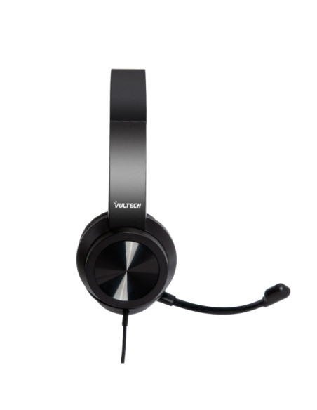 Vultech HS-03 cuffia e auricolare Cablato A Padiglione Ufficio USB tipo A Nero
