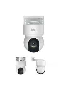 ISIWI TELECAMERA ALIMENTATA REDI ON 2K PT PER ESTERNO IR LED E  SHOWCOLOR  AUDIO BIDIREZIONALE SD CA