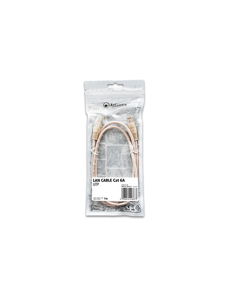 Atlantis cavo di Rete Cat 6A: Cavo di rete UTP (patch cord) categoria Cat-6A Rame Lunghezza 1m P019-LN_6A-U-1C