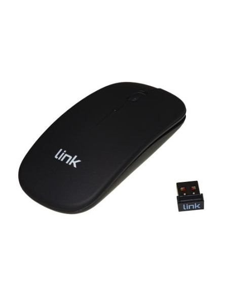 LINK MOUSE WIRELESS OTTICO 1.600 DPI RICEVITORE USB NERO