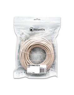 Atlantis cavo di Rete Cat 6: Cavo di rete UTP (patch cord) categoria Cat-6 Lunghezza 15m P019-LN_6-U-YA