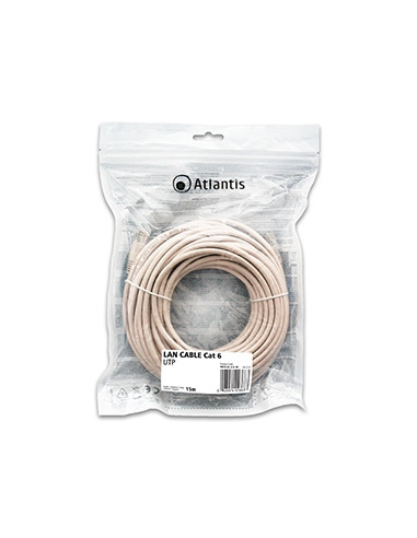 Atlantis cavo di Rete Cat 6: Cavo di rete UTP (patch cord) categoria Cat-6 Lunghezza 15m P019-LN_6-U-YA
