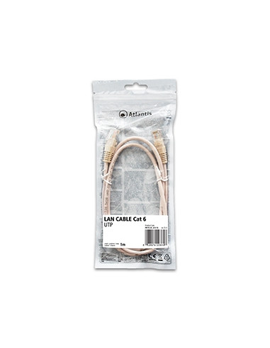 Atlantis cavo di Rete Cat 6: Cavo di rete UTP (patch cord) categoria Cat-6 Lunghezza 1m P019-LN_6-U-1A