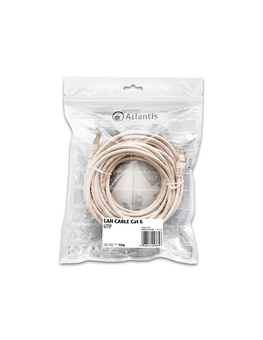 Atlantis cavo di Rete Cat 6: Cavo di rete UTP (patch cord) categoria Cat-6 Lunghezza 10m P019-LN_6-U-XA