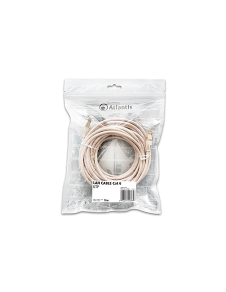 Atlantis cavo di Rete Cat 6: Cavo di rete UTP (patch cord) categoria Cat-6 Lunghezza 10m P019-LN_6-U-XA