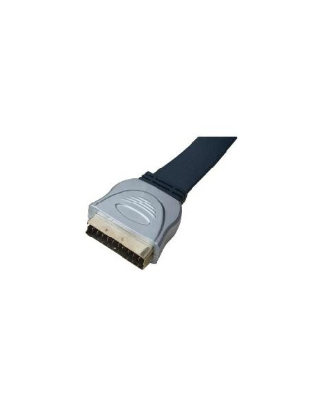 Nilox Scart 1m M/M 21pin Cavo SCART SCART (21-pin) Blu