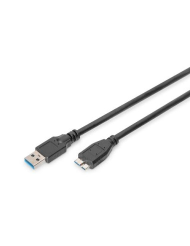 CAVO DIGITUS USB 3.0 TO MICRO USB B 3.0, 1,8MT, NERO, AK300116018S