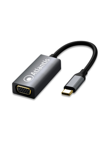 ADATTATORE ATLANTIS A04-TC_VGA da USB-C a VGA