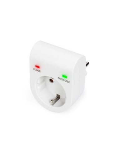 ADATTATORE DIGITUS PRESA TEDESCA BIPOLARE(SCHUKO) CON PROTEZIONE CONTRO GLI SBALZI APPROVATA TÜV-GS,CE-LVD, DN95400