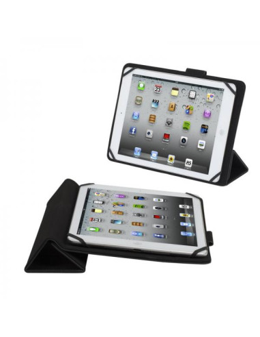 Rivacase 3137 25,6 cm (10.1") Custodia a libro Nero