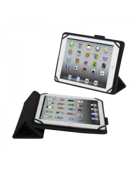 Rivacase 3137 25,6 cm (10.1") Custodia a libro Nero