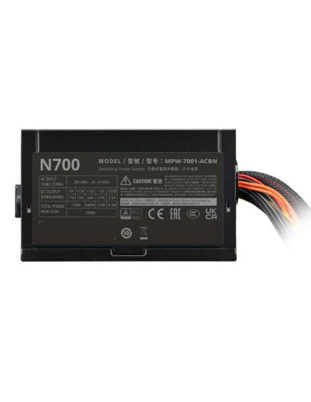 Cooler Master Elite NEX 230V 700 alimentatore per computer 700 W 24-pin ATX ATX Nero