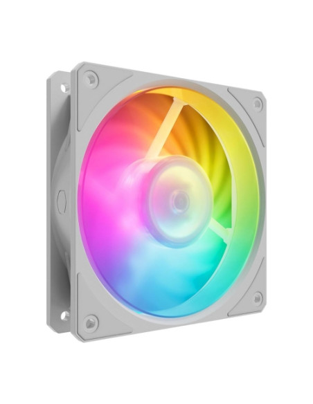 VENTOLA PER CASE COOLER MASTER MOBIUS 120P ARGB WHITE EDITION 120X120X25 - L: 17.4 dBA - 3200rpm - MFZ-M2DW-24NP2-R1