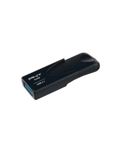 FLASH DRIVE PNY USB 3.0/3.1 64GB  "ATTACHE 4" - FD64GATT431KK-EF