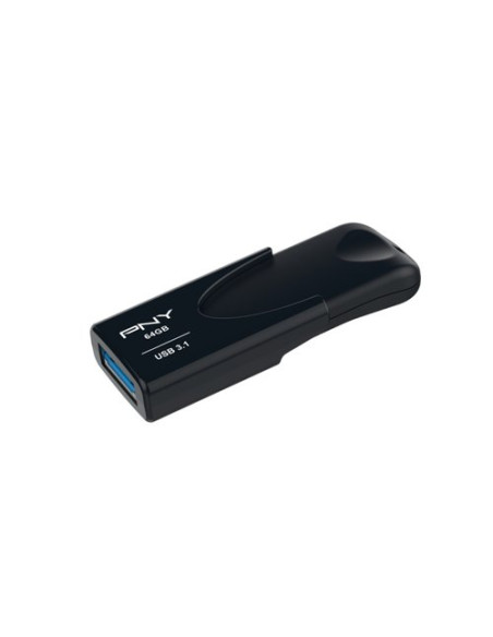 FLASH DRIVE PNY USB 3.0/3.1 64GB  "ATTACHE 4" - FD64GATT431KK-EF