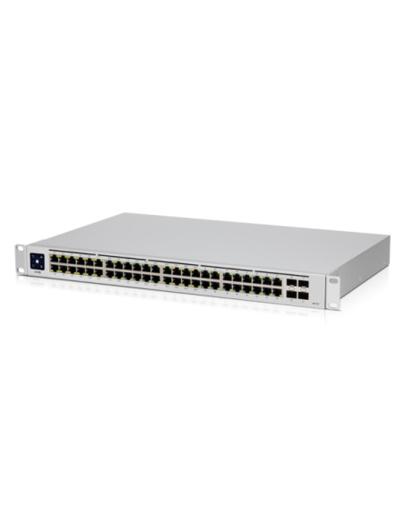 Ubiquiti UniFi USW-48-POE-EU switch di rete Gestito Gigabit Ethernet (10/100/1000) Supporto Power over Ethernet (PoE) Argento
