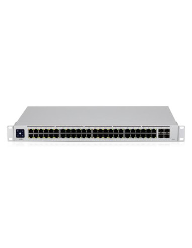 Ubiquiti UniFi USW-48-POE-EU switch di rete Gestito Gigabit Ethernet (10/100/1000) Supporto Power over Ethernet (PoE) Argento