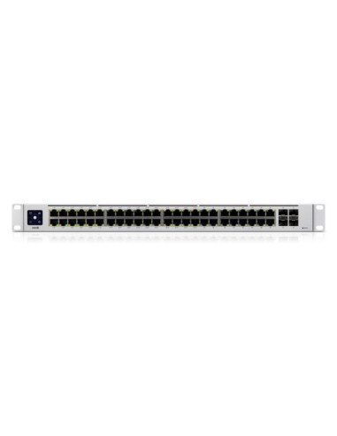 Ubiquiti UniFi USW-48-POE-EU switch di rete Gestito Gigabit Ethernet (10/100/1000) Supporto Power over Ethernet (PoE) Argento