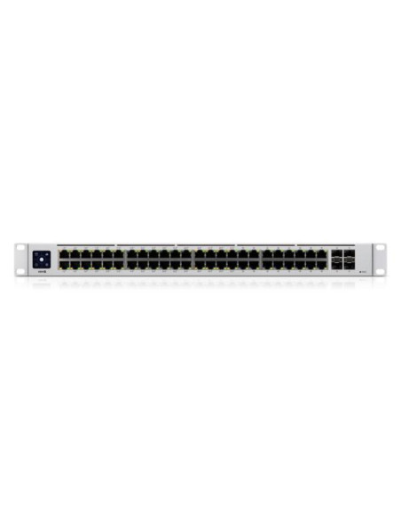 Ubiquiti UniFi USW-48-POE-EU switch di rete Gestito Gigabit Ethernet (10/100/1000) Supporto Power over Ethernet (PoE) Argento