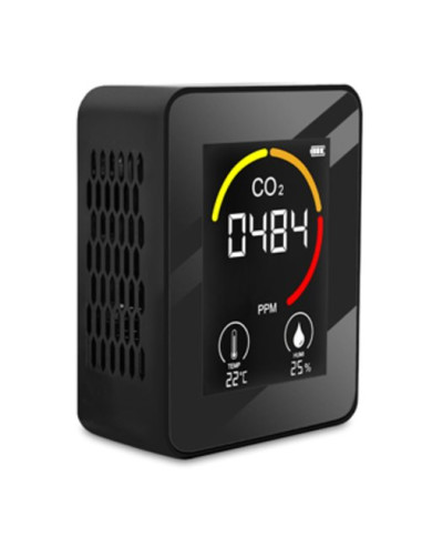 MISURATORE DI CO2 PURIFY PY-M101-B misura la quantità di CO2 presente all'interno di un ambiente con grafico e allarme sonoro