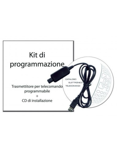 KIT PROGRAMMAZIONE BRAVO PER TELECOMANDI PROGRAMMABILI TV BRAVO TECHNO3 -DVD/VCR/DTT-SAT/SKY