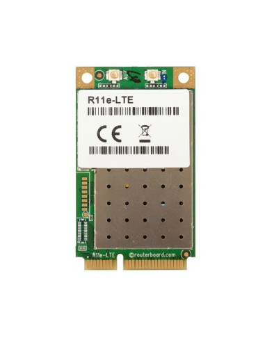 MIKROTIK 2G/3G/4G/LTE miniPCi-e card with 2 x u.FL connectors for bands 1/2/3/5/7/8/20/38/40