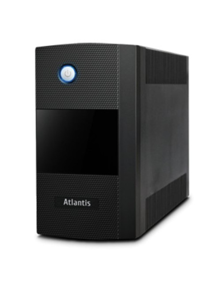 UPS ATLANTIS A03-S1000LE Server UPS 1000VA (600W) Stepwave  Line Interactive Doppia Batteria(12V@5A/h)AVR 2p IEC+1p Schuko