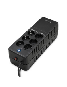 UPS ATLANTIS A03-PS1000 Workstation 1000VA (500W)Tecn Stepwave Off Line V.Out 200-243Vac 6P Schuko di cui 3 in backup e 3 in pro