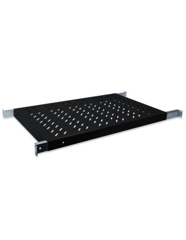 RIPIANO DIGITUS PER ARMADI RACK 19" ESTENSIONE VARIABILE 700-900 MM CON 4 AGGANCI COLORE NERO