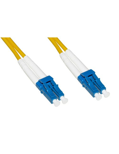 CAVO FIBRA OTTICA LC A LC SINGLEMODE DUPLEX 9/125 MT.5 - LKLCLC905