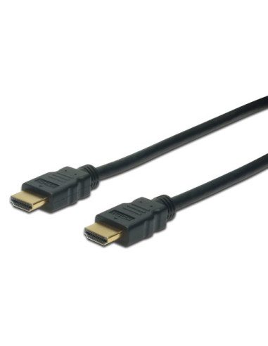 CAVO DIGITUS HDMI TO HDMI, M/M, 1MT, CONNETTORI DORATI, NERO, AK330107010S