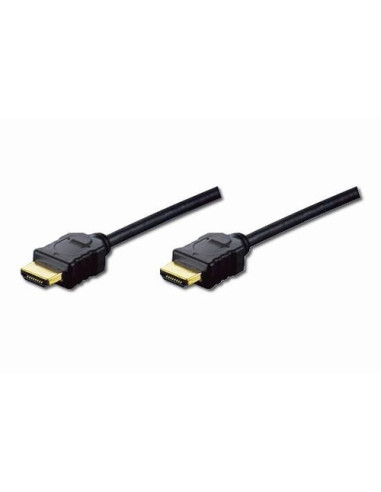 CAVO DIGITUS HDMI TO HDMI, M/M, 2MT, ETHERNET, DOPPIA SCHERMATURA, NERO, AK330114020S