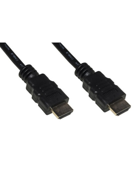CAVO LINK HDMI TO HDMI, M/M, 5MT, 4Kx2K CON ETHERNET, CONNETTORI DORATI, NERO, LKCHDMI50
