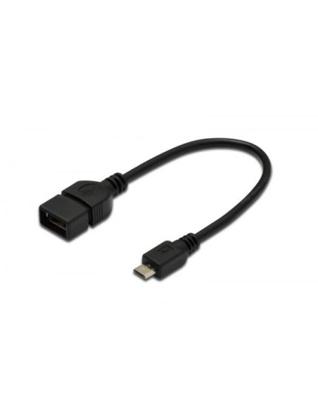 Digitus DK-300309-002-S cavo USB 0,2 m Micro-USB B USB A Nero