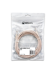 Atlantis cavo di Rete Cat 6: Cavo di rete UTP (patch cord) categoria Cat-6 Lunghezza 3m P019-LN_6-U-3A