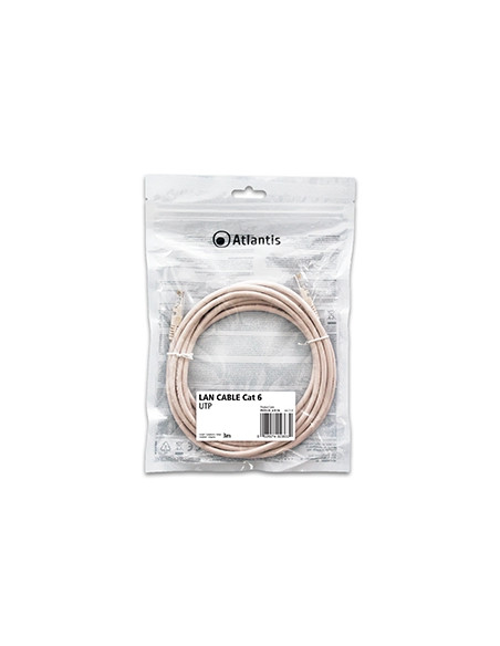 Atlantis cavo di Rete Cat 6: Cavo di rete UTP (patch cord) categoria Cat-6 Lunghezza 3m P019-LN_6-U-3A