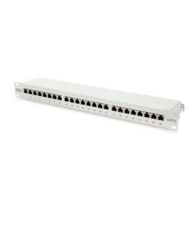 PANN.1U CON 24 RJ45S CAT.6 GRIGIO