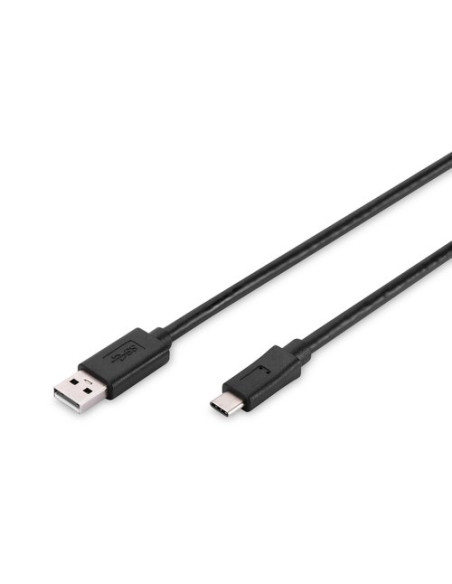 CAVO DIGITUS USB A TO USB-C, M-M, 1,8MT, NERO, AK300136018S