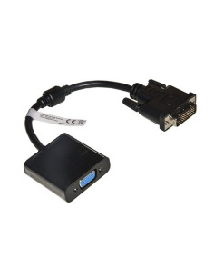 ADATTATORE LINK DVI-D 24+1pin TO VGA 15 POLI, M/F, VIDEO ATTIVO, NERO, LKADAT121