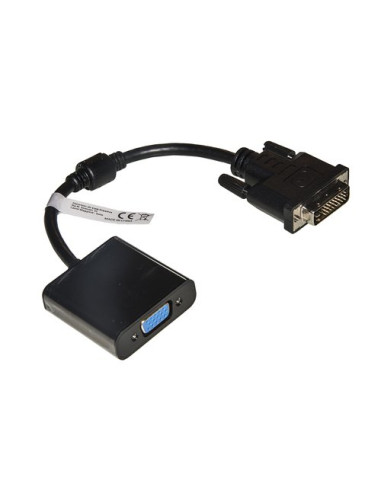 ADATTATORE LINK DVI-D 24+1pin TO VGA 15 POLI, M/F, VIDEO ATTIVO, NERO, LKADAT121
