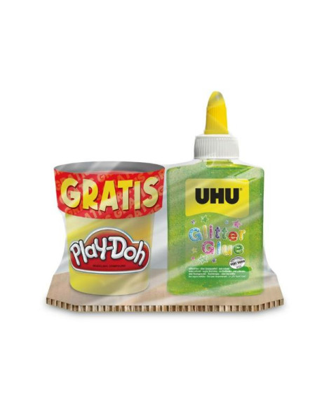 GLITTER GLUE PLAYDOH ASS