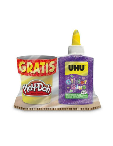 GLITTER GLUE PLAYDOH ASS