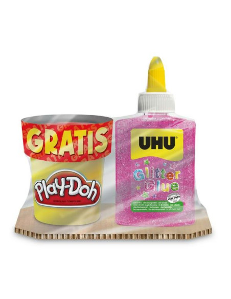 GLITTER GLUE PLAYDOH ASS