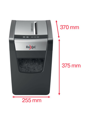 Rexel Momentum X410-SL distruggi documenti Triturazione incrociata 62 dB Nero, Grigio