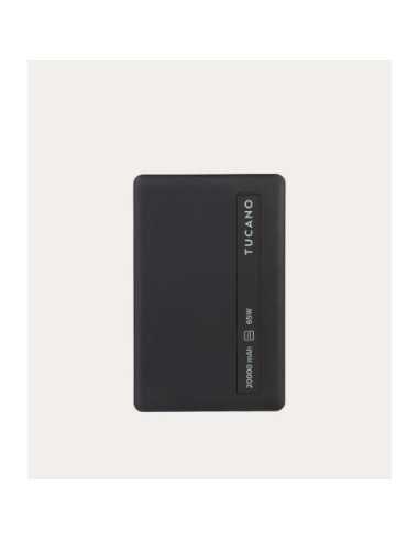 POWER BANK TUCANO PER NOTEBOOK 20000MAH 65W, NERO, 3 porte di uscita, DISPLAY LED - MA-PBLA2065-BK