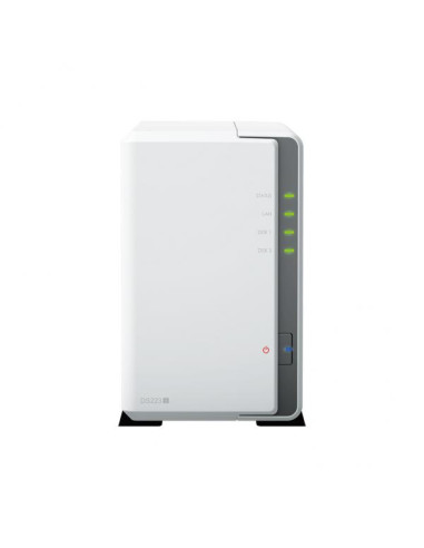 Synology DiskStation DS223J server NAS e di archiviazione Desktop Collegamento ethernet LAN Bianco RTD1619B