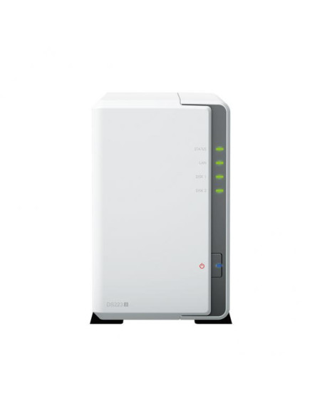 Synology DiskStation DS223J server NAS e di archiviazione Desktop Collegamento ethernet LAN Bianco RTD1619B