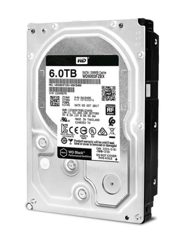 WD BLACK HDD 6TB 3.5 128MB (DK)